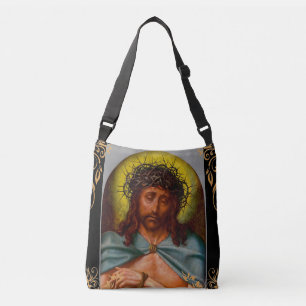 Christ as the Man of Sorrows Crossbody Bag