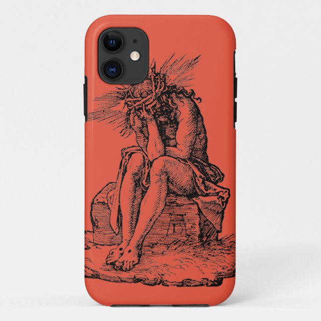 Christ as the Man of Sorrows Fine Art Case-Mate iPhone Case (Back)