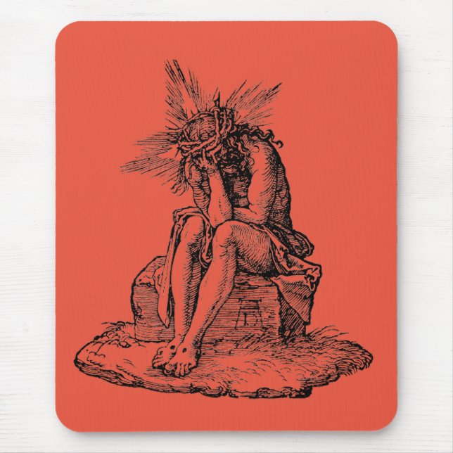 Christ as the Man of Sorrows Fine Art Mouse Pad (Front)