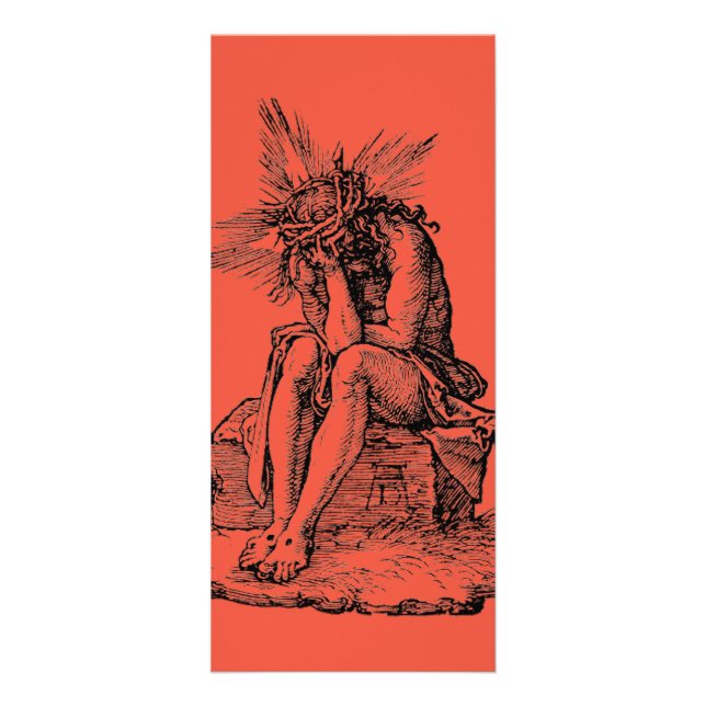 Christ as the Man of Sorrows Fine Art Rack Card (Front)