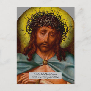 Christ as the Man of Sorrows Postcard