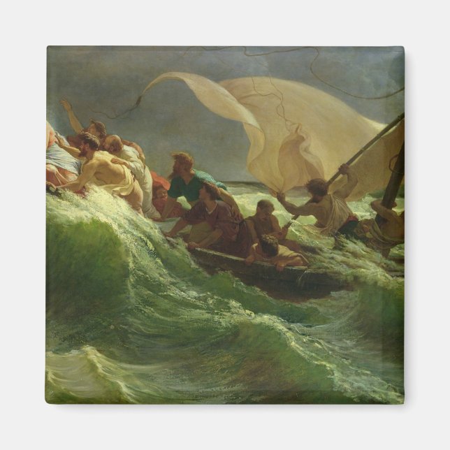 Christ Asleep in his Boat Magnet (Front)