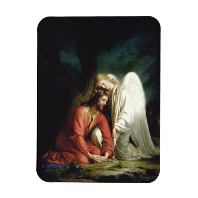 Christ at Gethsemane by Carl Bloch, Religious  Magnet (Vertical)