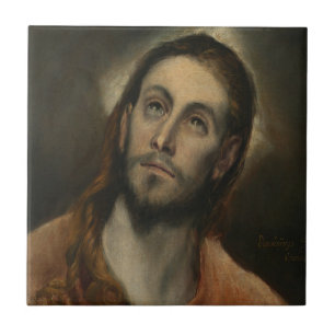 Christ at Prayer, 1585-87 (oil on canvas) Ceramic Tile