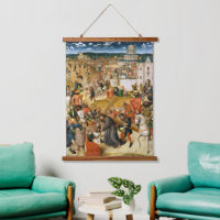 Christ Bearing the Cross Fine Vintage Oil Painting
