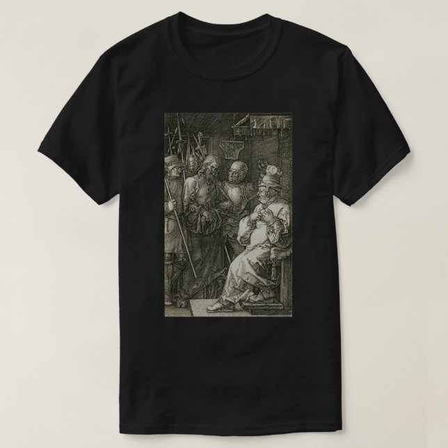 Christ Before Caiaphas by Albrecht Durer T-Shirt (Design Front)