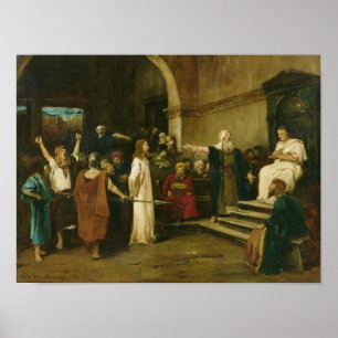 Christ Before Pilate, 1880 Poster