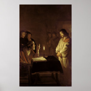 Christ before the High Priest, 1617 Poster