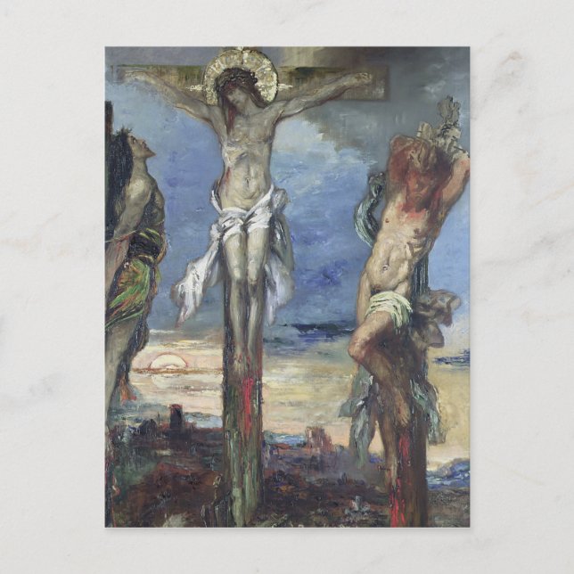 Christ between the Two Thieves, c.1870 Postcard (Front)