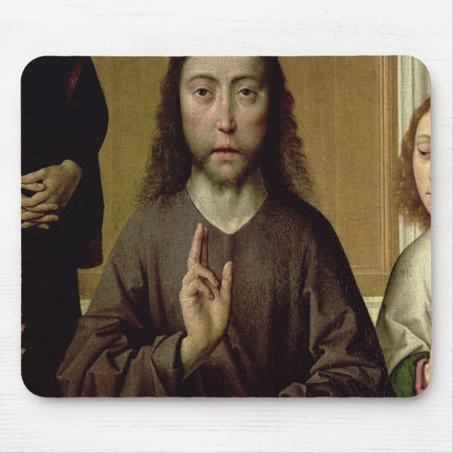 Christ Blessing 2 Mouse Pad (Front)