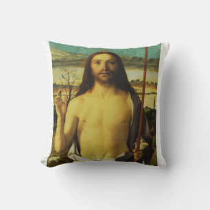 Christ Blessing by Giovanni Bellini   Cushion