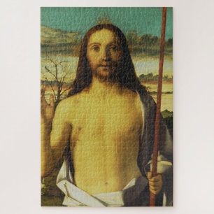 Christ Blessing by Giovanni Bellini Jigsaw Puzzle