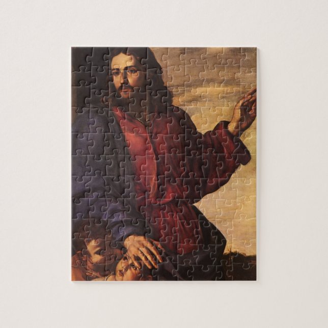 Christ Blessing Children by Artemisia Gentileschi Jigsaw Puzzle (Vertical)