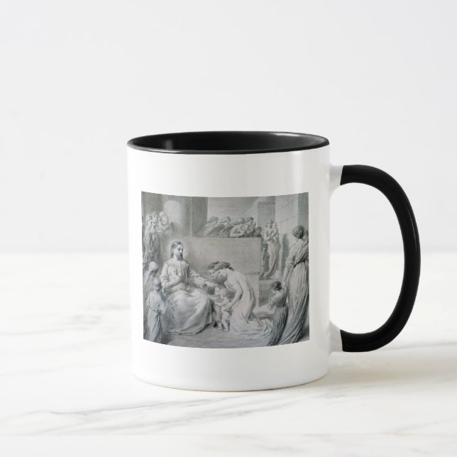 Christ Blessing Little Children Mug (Right)
