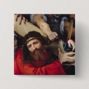 Christ Carrying the Cross, 1526 15 Cm Square Badge