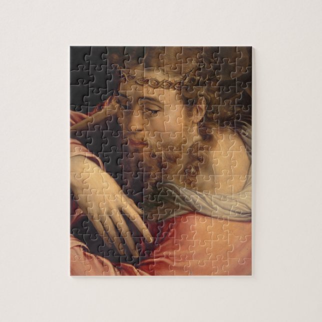 Christ Carrying the Cross, 1540-45 (oil on panel) Jigsaw Puzzle (Vertical)