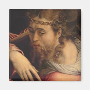 Christ Carrying the Cross, 1540-45 (oil on panel) Magnet