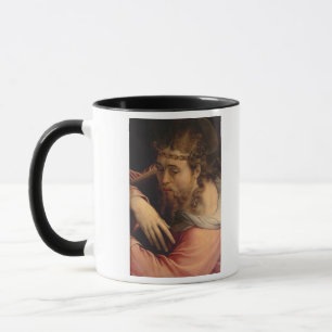 Christ Carrying the Cross, 1540-45 (oil on panel) Mug