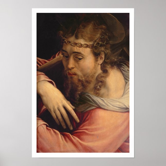 Christ Carrying the Cross, 1540-45 (oil on panel) Poster (Front)