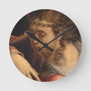 Christ Carrying the Cross, 1540-45 (oil on panel) Round Clock