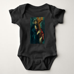 Christ Carrying the Cross by El Greco Baby Bodysuit