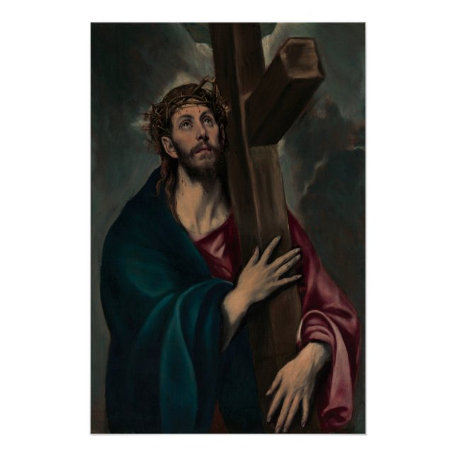 Christ Carrying the Cross (Dark) Poster (Front)