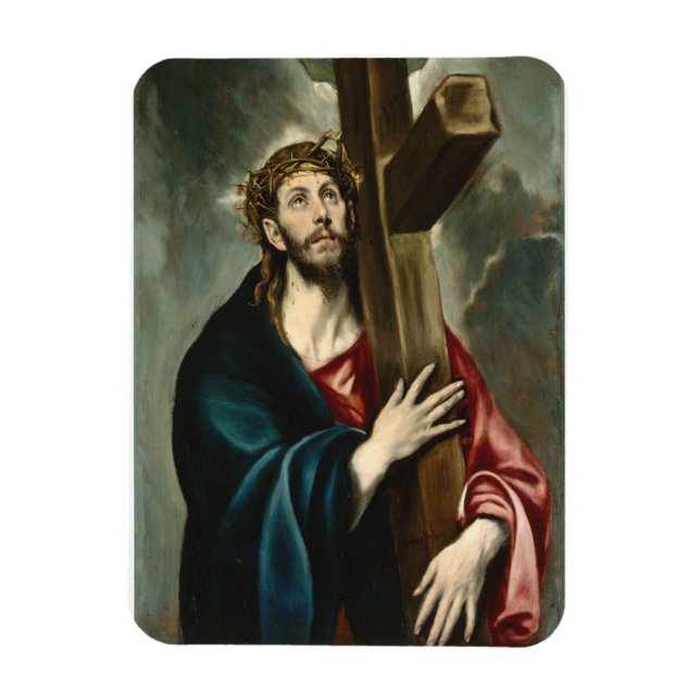 Christ Carrying the Cross, El Greco  Magnet (Vertical)