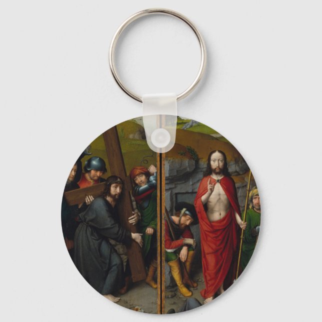Christ Carrying the Cross Key Ring (Front)