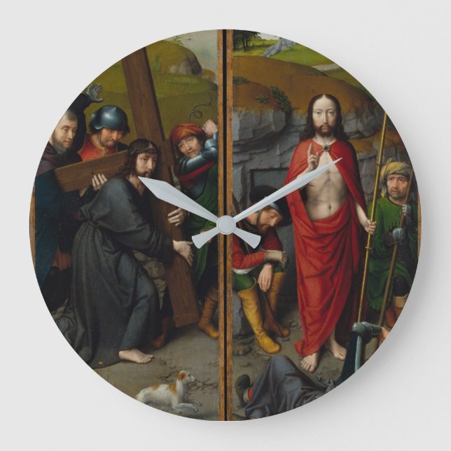 Christ Carrying the Cross Large Clock (Front)