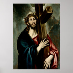 Christ Carrying the Cross (Light 1) Poster