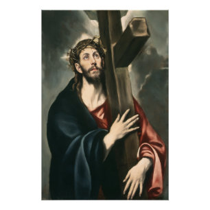 Christ Carrying the Cross (Light 2) Poster