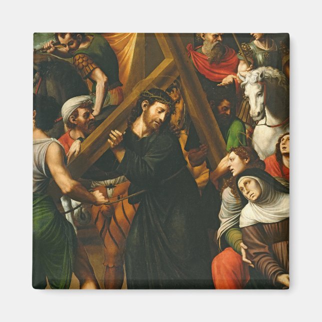 Christ Carrying the Cross Magnet (Front)