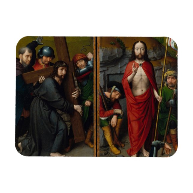 Christ Carrying the Cross Magnet (Horizontal)