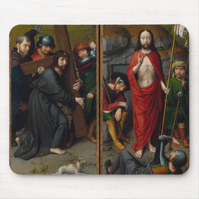 Christ Carrying the Cross Mouse Pad (Front)