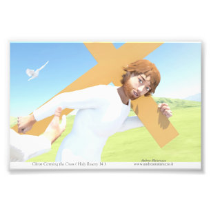 Christ carrying the Cross Photo Print