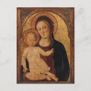 Christ Child in  Arch with Mother Postcard