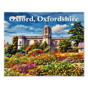 Christ Church Memorial Garden, Oxford Painting Photo Print