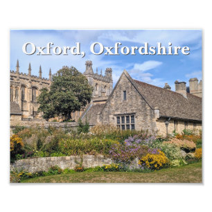 Christ Church Memorial Garden, Oxford Photo Print