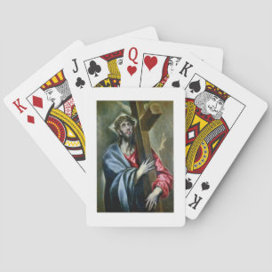 Christ Clasping the Cross, 1600-10 (oil on canvas) Playing Cards