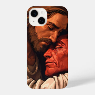 Christ Comforting Lucifer iPhone case 
