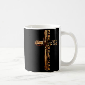 Christ Cross Christian John 3 16 God So Loved The Coffee Mug