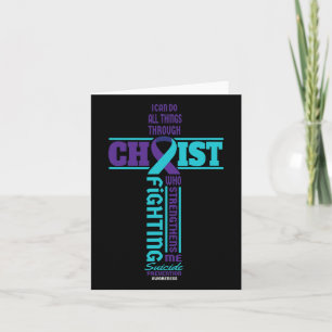 Christ Cross Suicide Awareness Mental Health Card