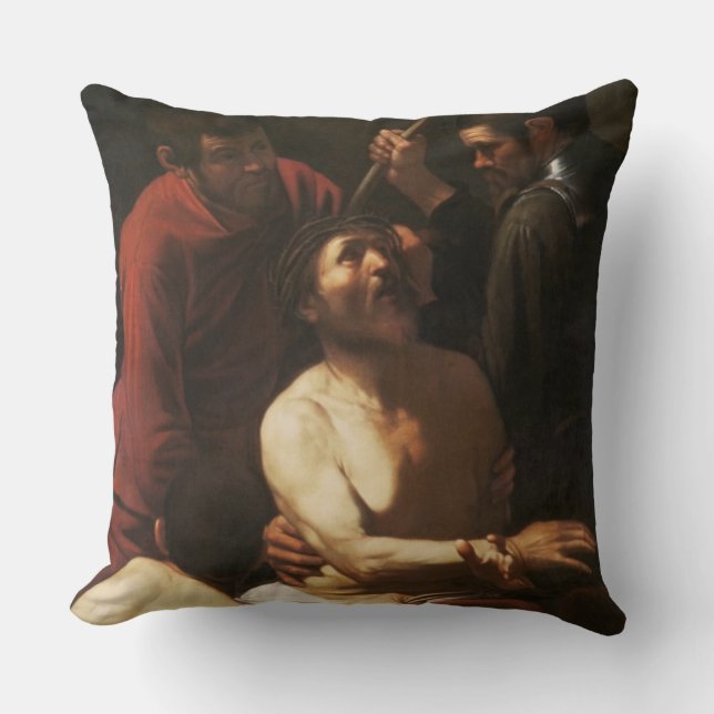 Christ Crowned by Thorns, c.1602 Cushion (Front)