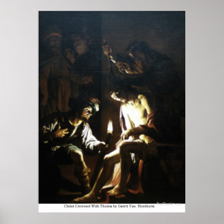 Christ Crowned With Thorns by Gerrit Van Honthorst Poster