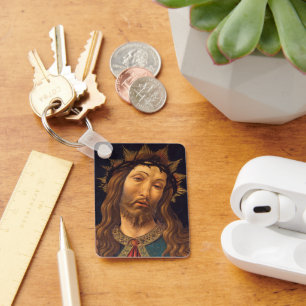 Christ Crowned with Thorns by Sandro Botticelli Key Ring