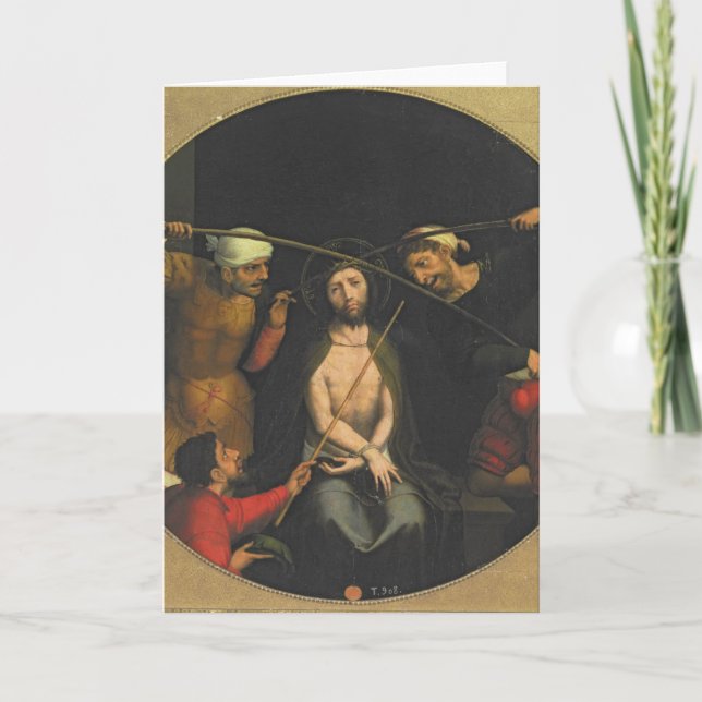 Christ crowned with Thorns Card (Front)