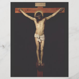 Christ Crucified by Diego Velazquez Flyer