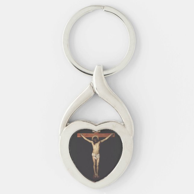 Christ Crucified by Diego Velazquez  Key Ring (Front)