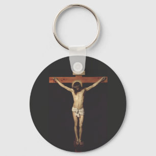 Christ Crucified by Diego Velazquez Key Ring