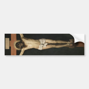 Christ Crucified on the Cross (Faith) (Velazquez) Bumper Sticker
